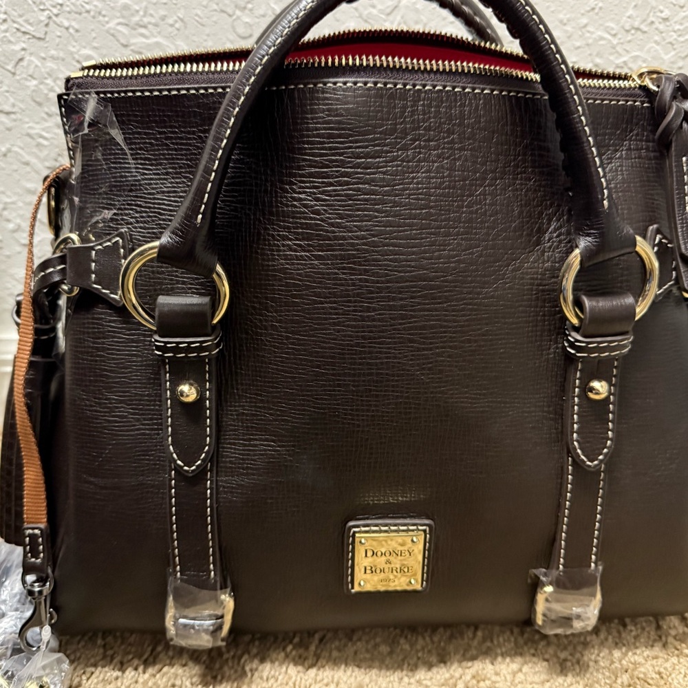 Dooney and Bourke Satchel Purse 
Brown Tmoro
NWT 
Never used
